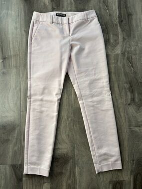 Express Slim Ankle Pants in Pale Pink